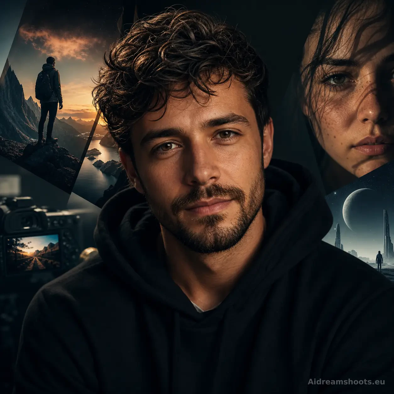 retrato de personaje cinematografico