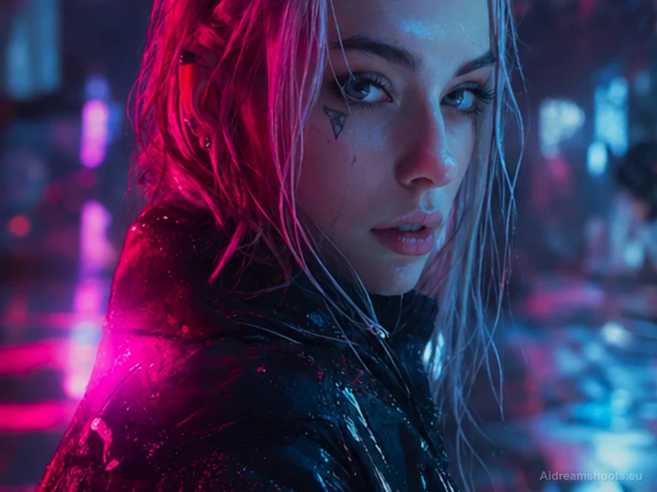 Cyberpunk retrato.
