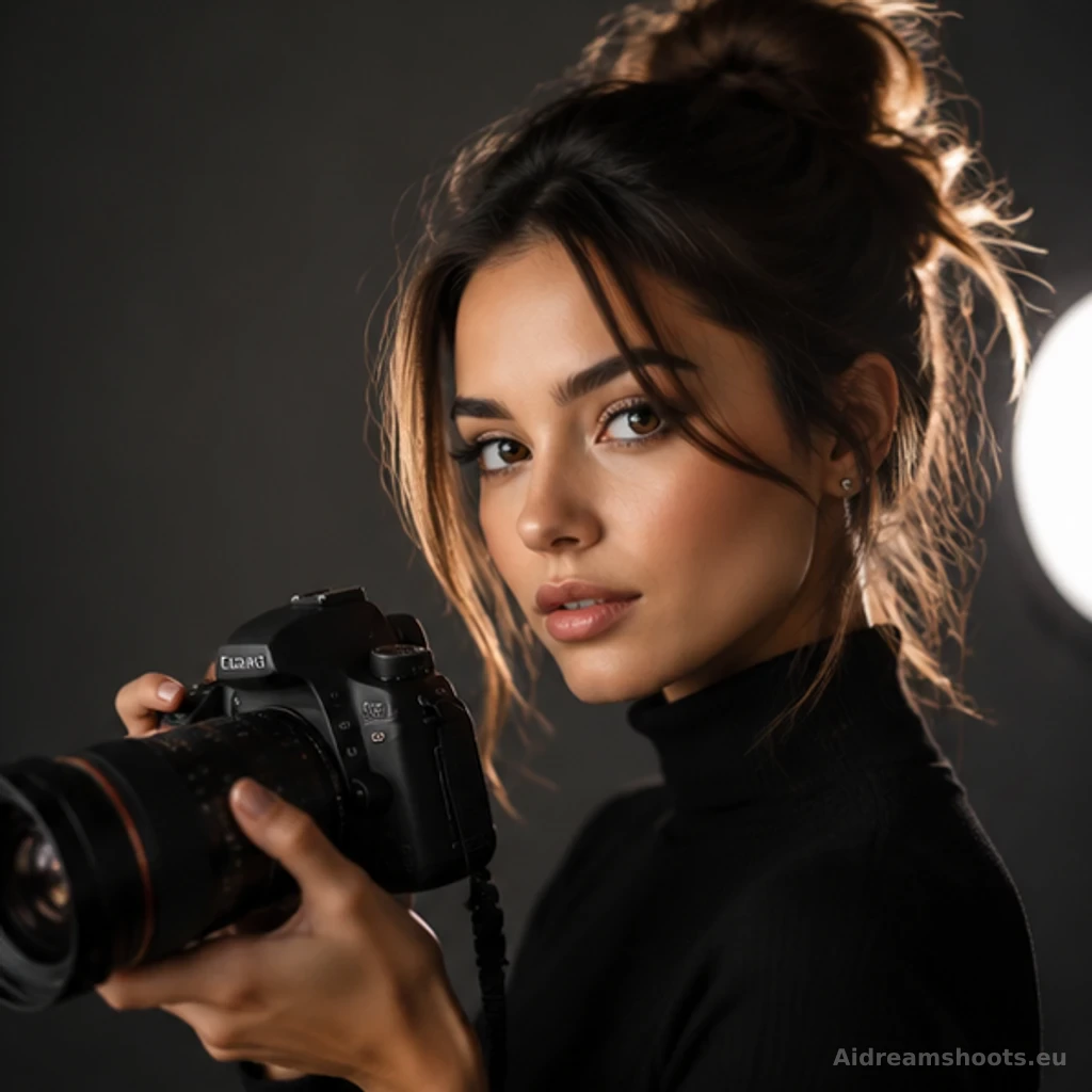 retrato de creador para perfil social, retrato durante un momento social