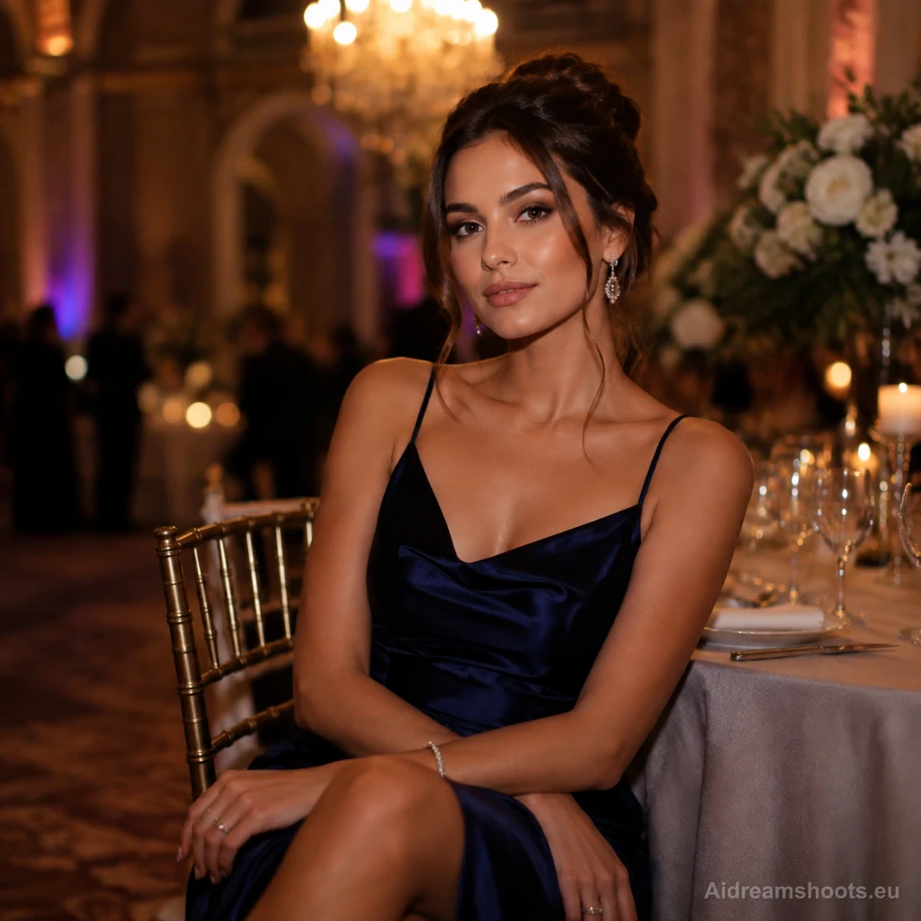 distinctive pose that highlights the theme