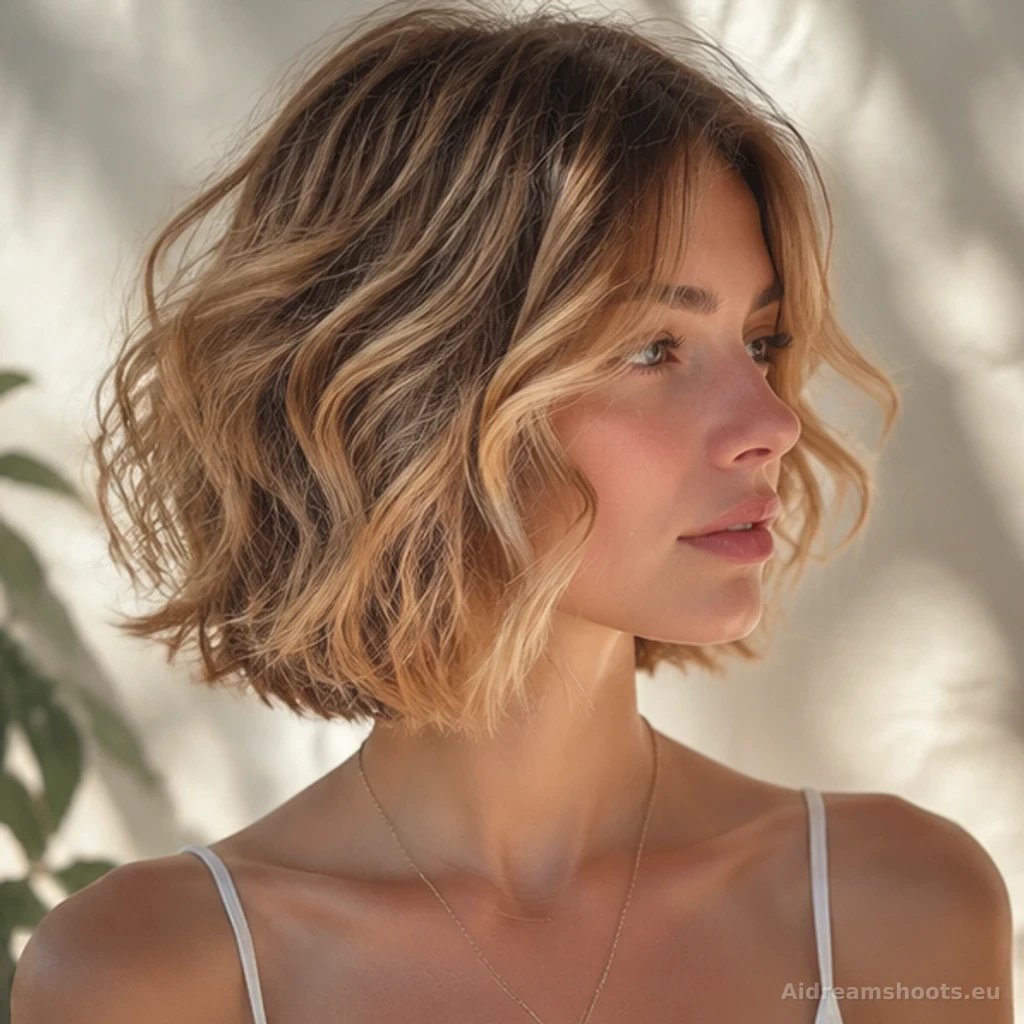 retrato de belleza, retrato de perfil con un fondo suavemente iluminado