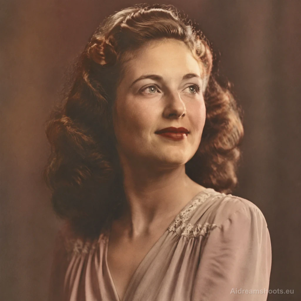 retrato estilizado para una galeria privada, retrato seguro con un entorno lleno de color