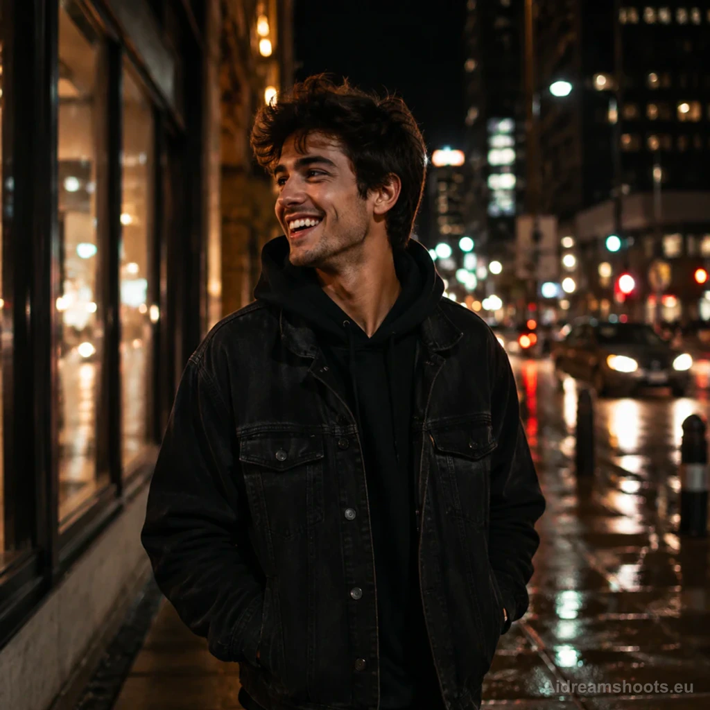 retrato de creador para perfil social, retrato sentado en un entorno cómodo