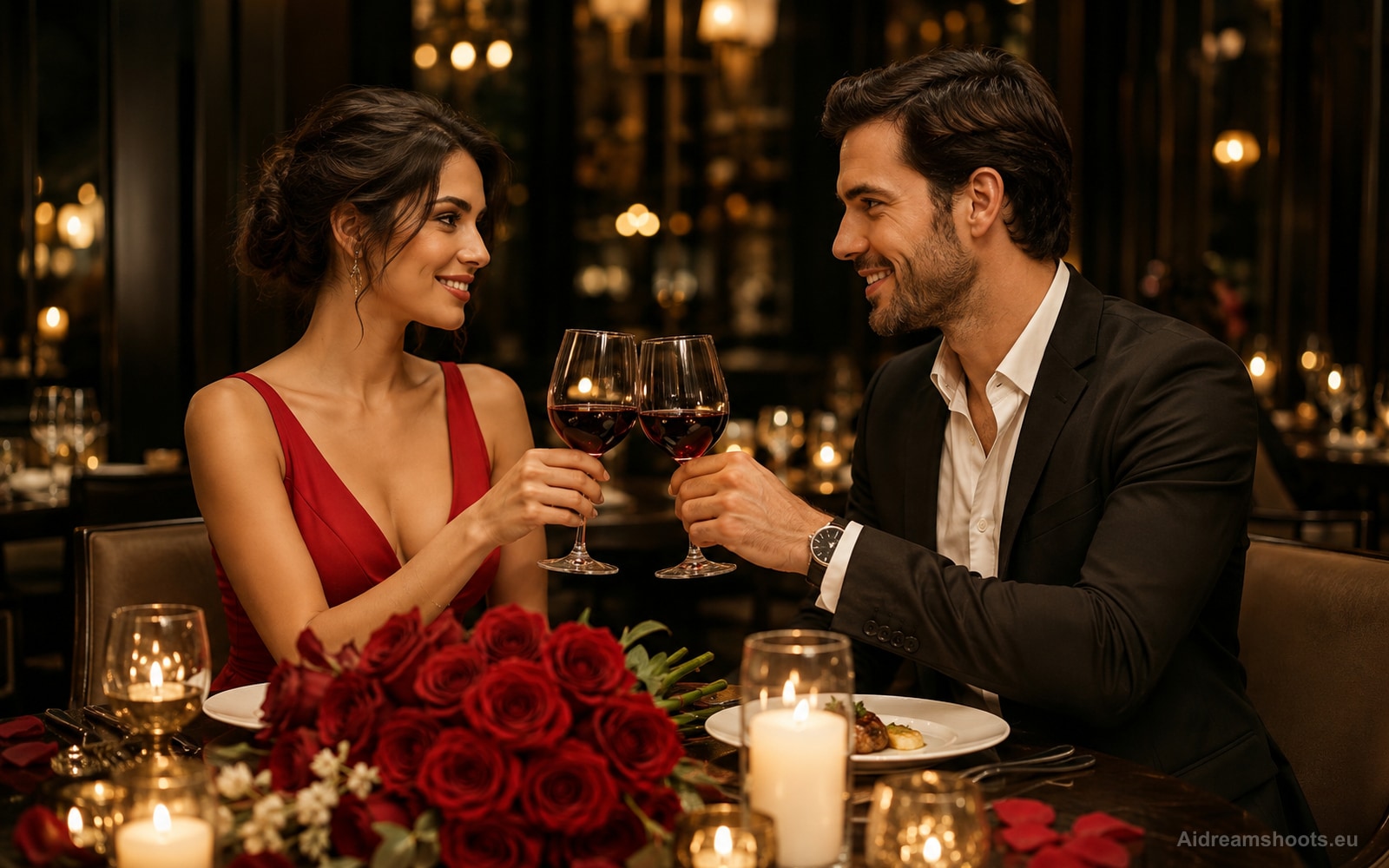 Ejemplo visual de san valentín creado con IA