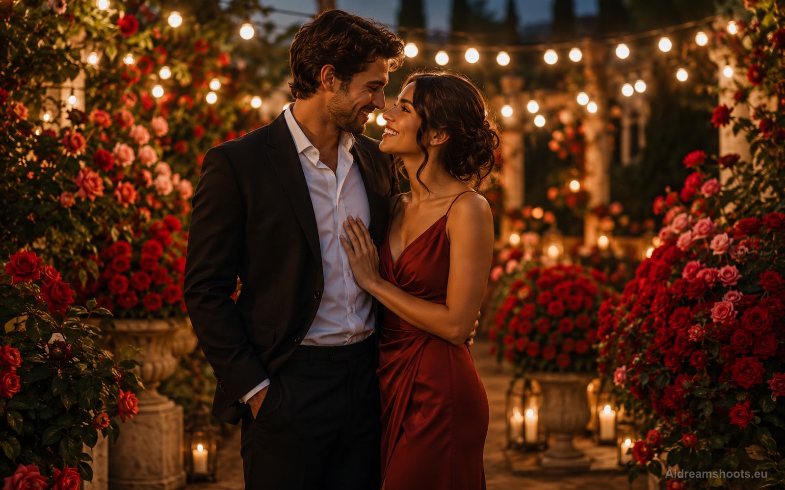 Ejemplo visual de san valentín creado con IA