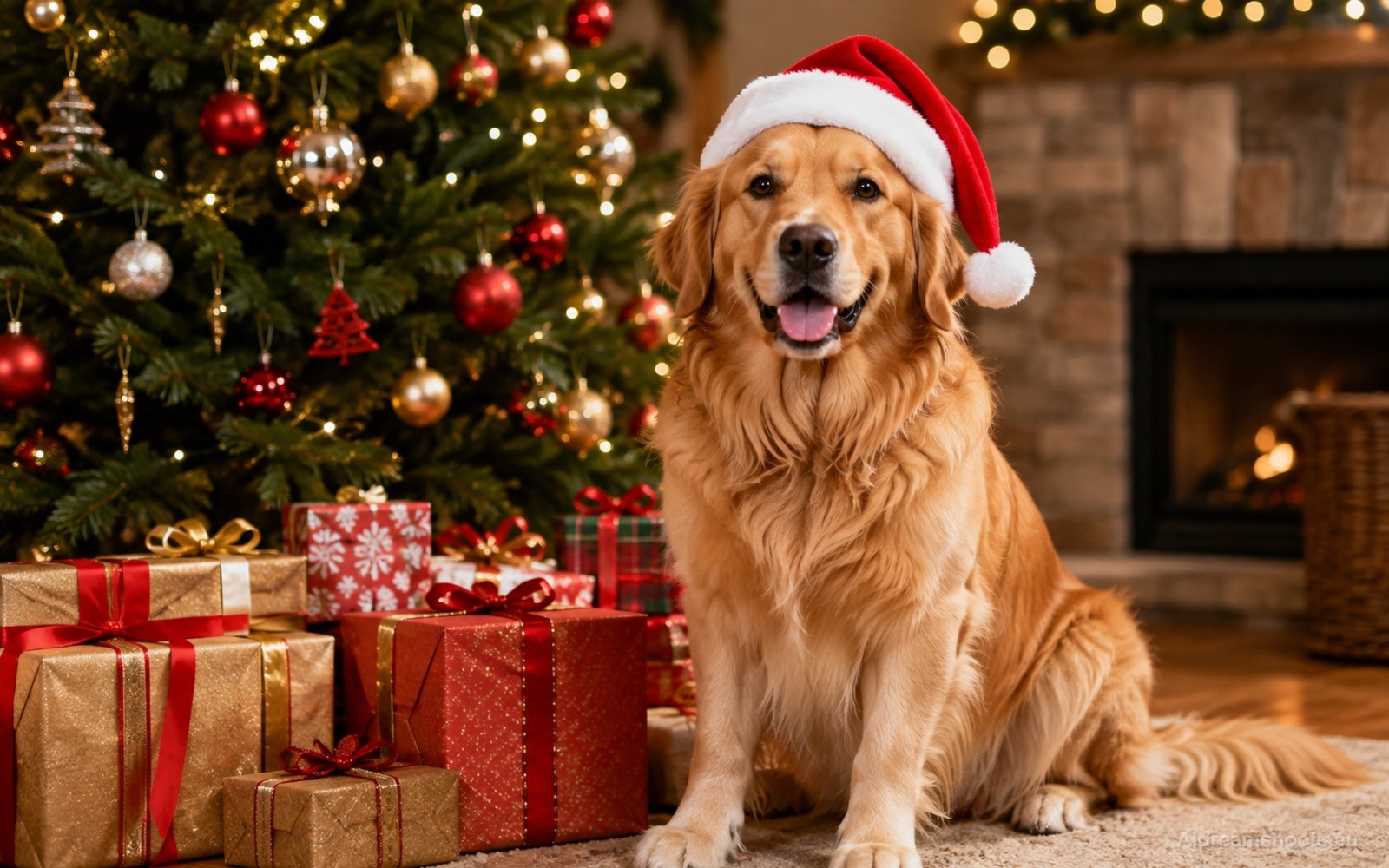 Ejemplo visual de navidad creado con IA