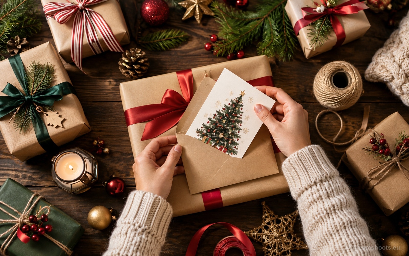 Ejemplo visual de navidad creado con IA