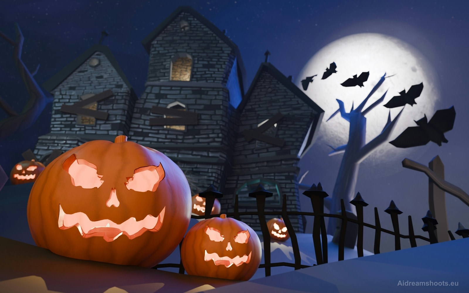 Ejemplo visual de halloween creado con IA