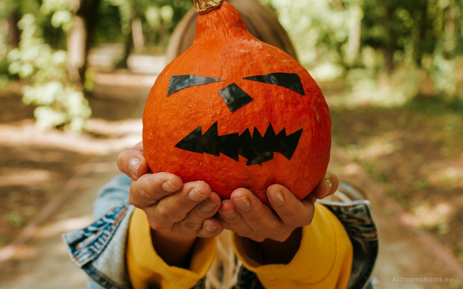 Ejemplo visual de halloween creado con IA