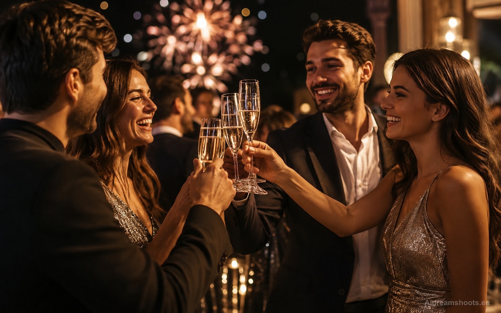 retrato de celebracion de temporada.